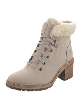 Timberland Suede Lace-Up Boots
