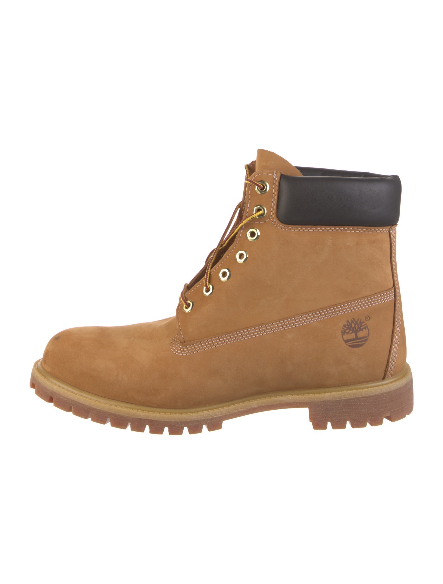 Timberland Nubuck Colorblock Pattern Combat Boots