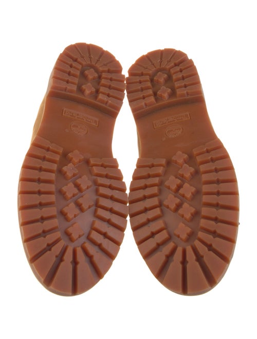 Timberland Nubuck Colorblock Pattern Combat Boots