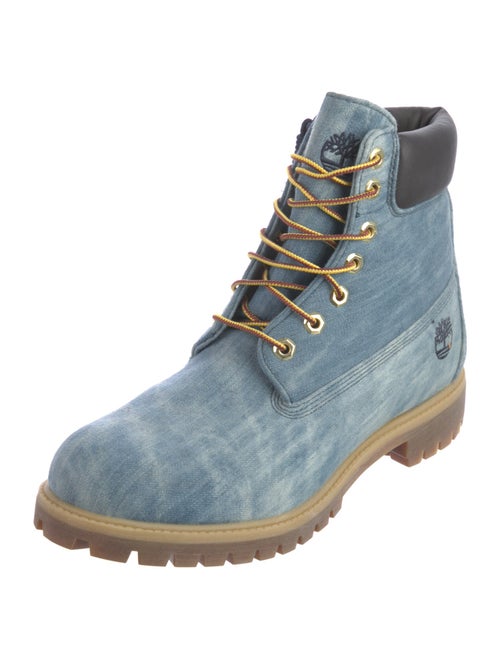 Timberland Suede Printed Lace-Up Boots