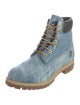 Timberland Suede Printed Lace-Up Boots