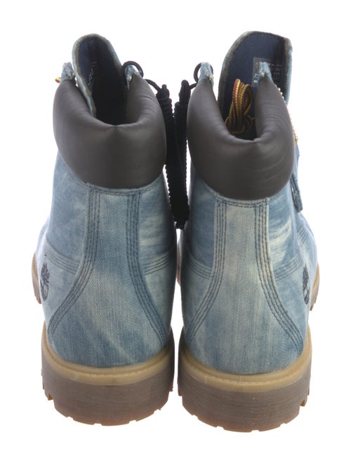 Timberland Suede Printed Lace-Up Boots