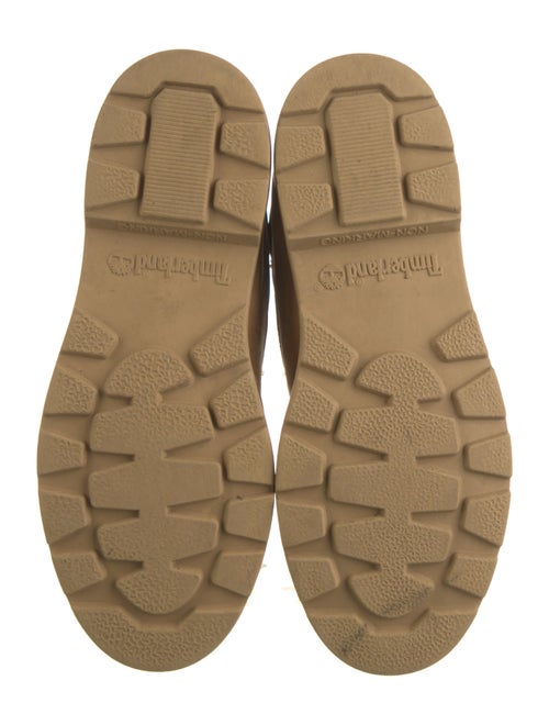 Timberland Leather Colorblock Pattern Lace-Up Boots