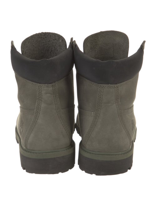 Timberland Nubuck Colorblock Pattern Combat Boots