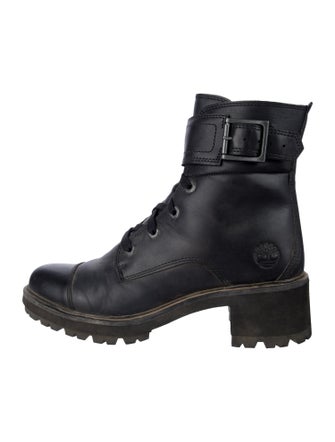 Timberland Leather Combat Boots