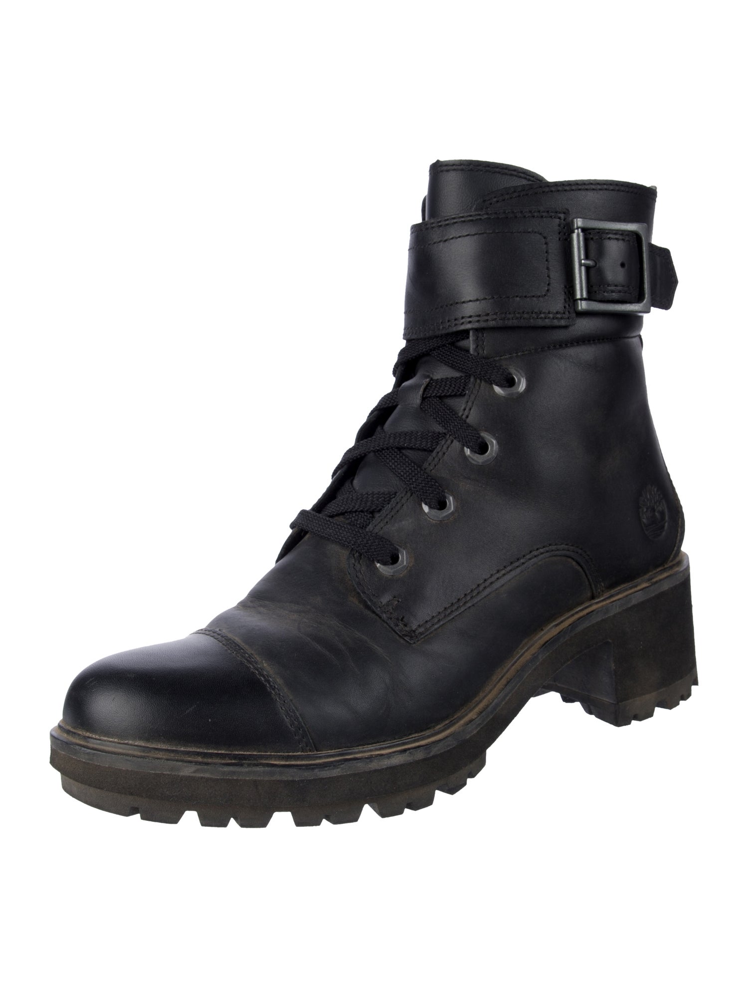 Timberland Leather Combat Boots