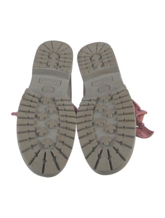 Timberland Leather Colorblock Pattern Hiking Boots