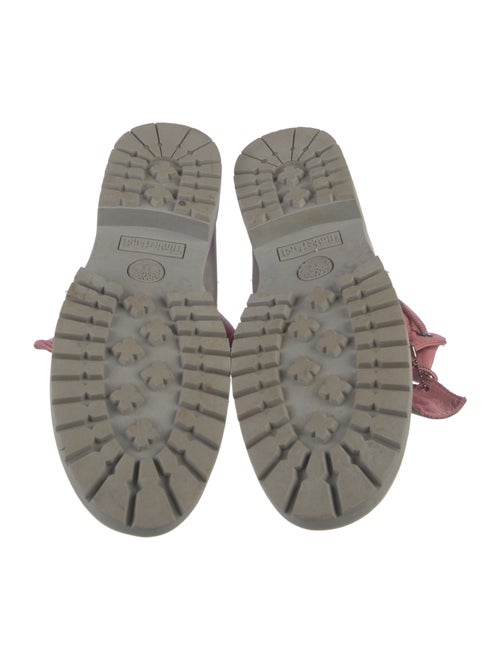 Timberland Leather Colorblock Pattern Hiking Boots