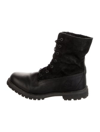 Timberland Leather Combat Boots