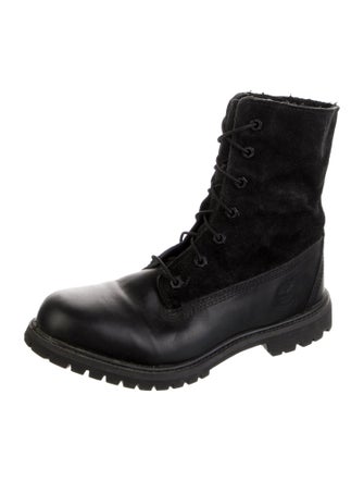 Timberland Leather Combat Boots