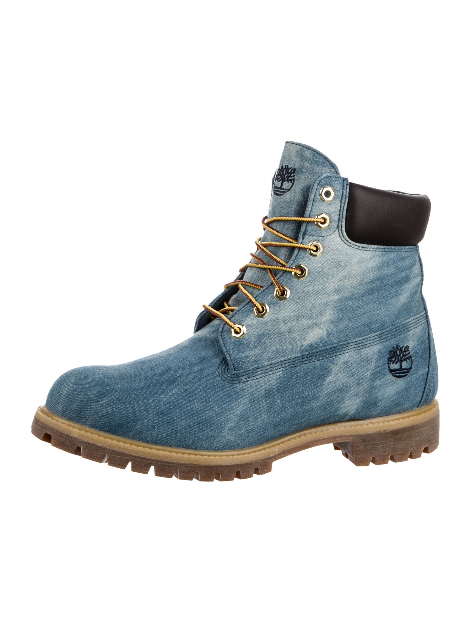 Timberland Suede Printed Lace-Up Boots