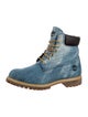 Timberland Suede Printed Lace-Up Boots