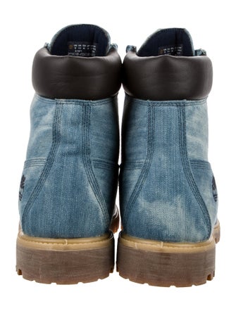 Timberland Suede Printed Lace-Up Boots