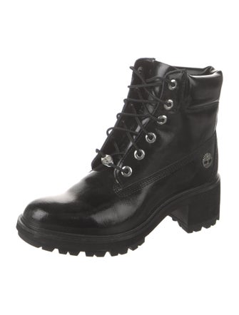 Timberland Patent Leather Combat Boots