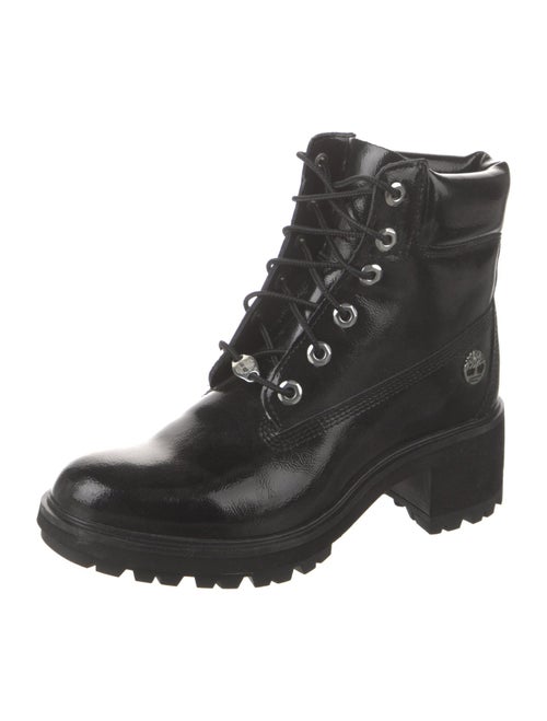 Timberland Patent Leather Combat Boots