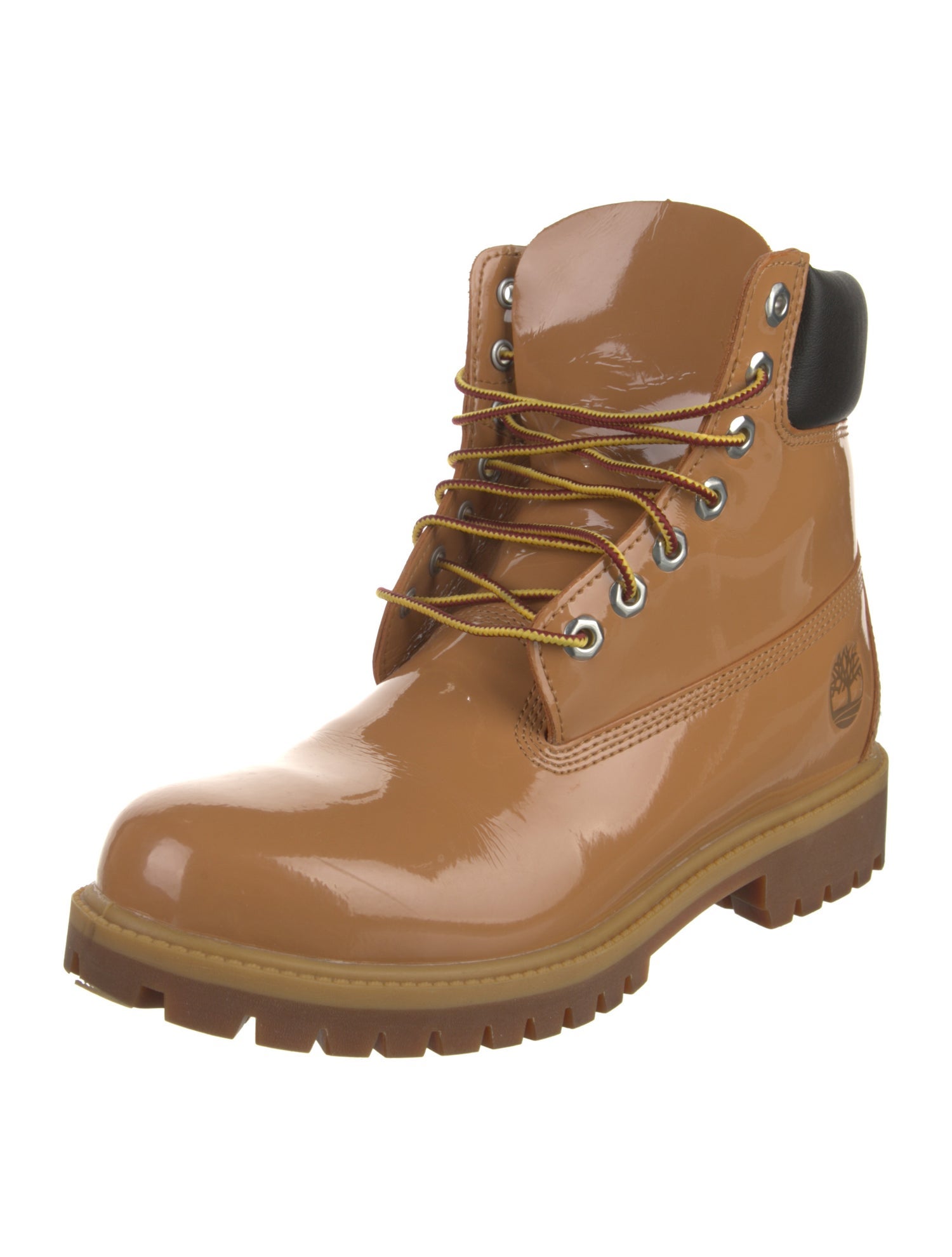 Timberland Nubuck Leather Trim Embellishment Lace-Up Boots