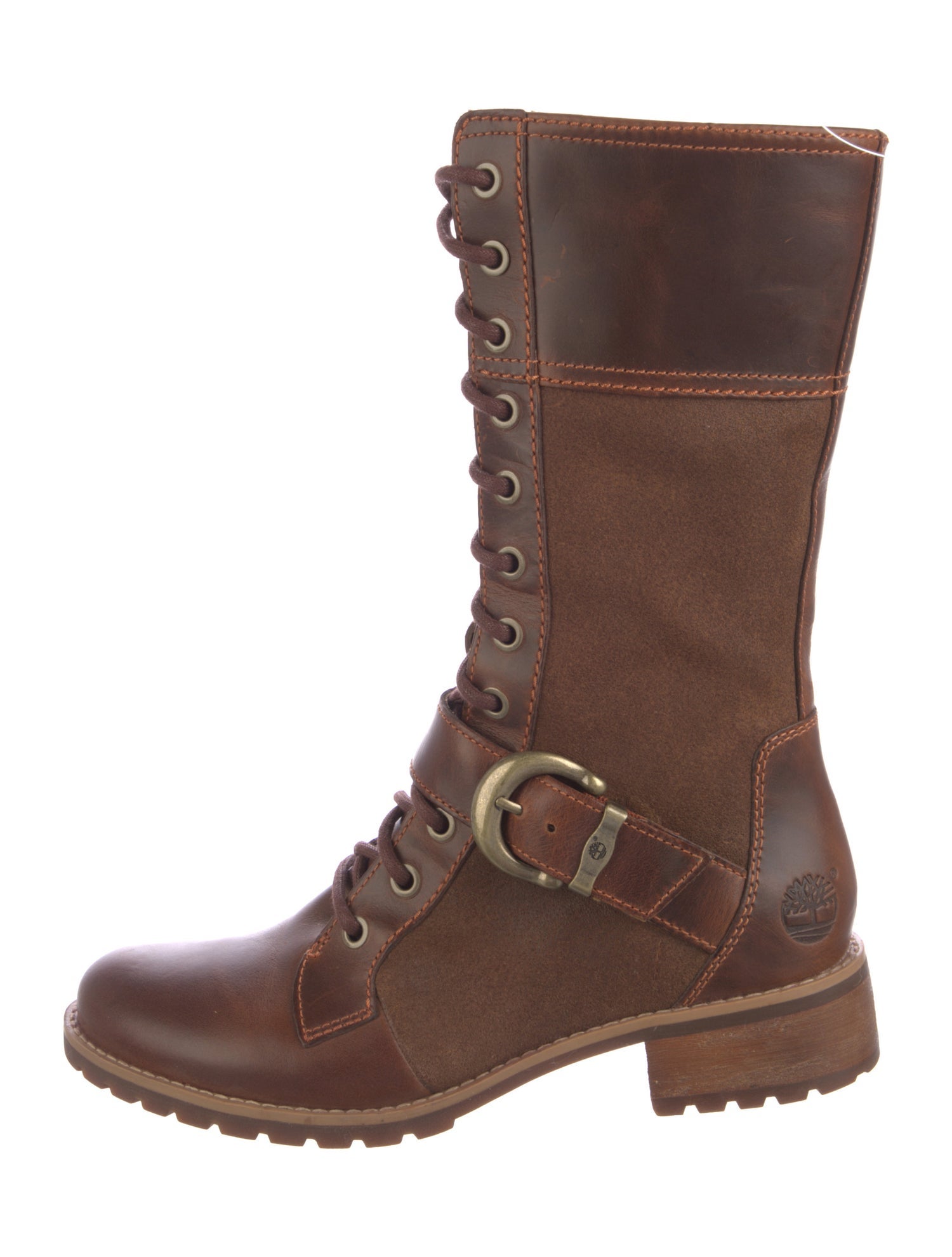 Timberland Leather Combat Boots