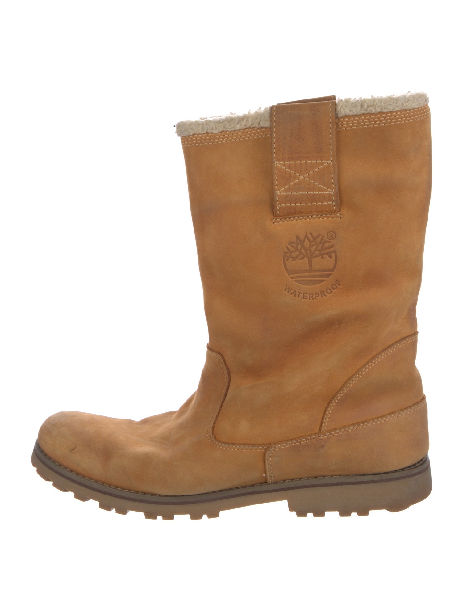 Timberland Leather Moto Boots