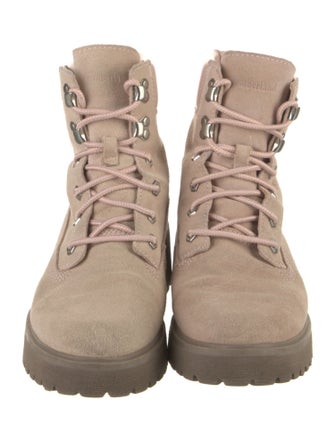 Timberland Suede Combat Boots