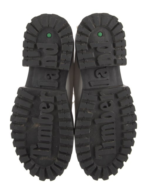 Timberland Leather Colorblock Pattern Combat Boots