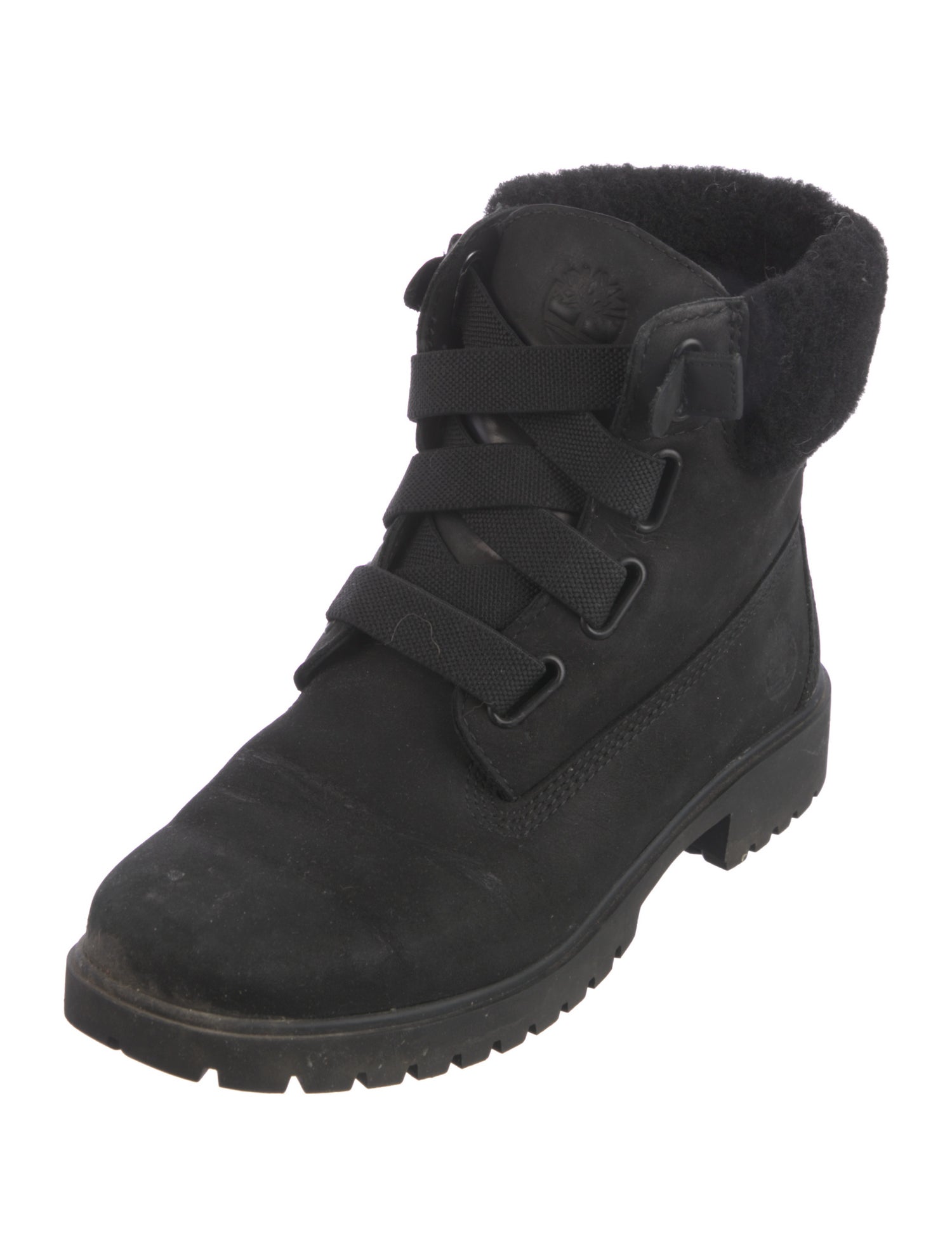 Timberland Suede Printed Combat Boots