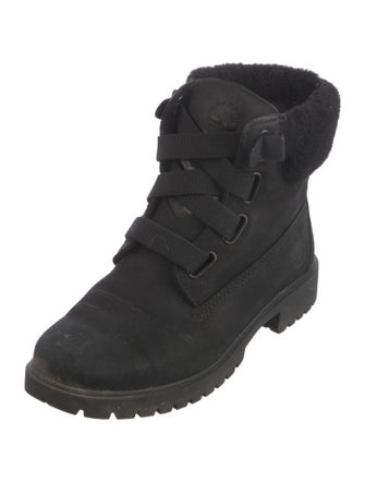 Timberland Suede Printed Combat Boots