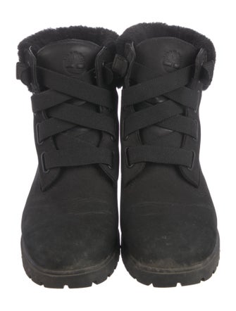 Timberland Suede Printed Combat Boots