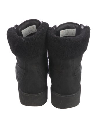 Timberland Suede Printed Combat Boots