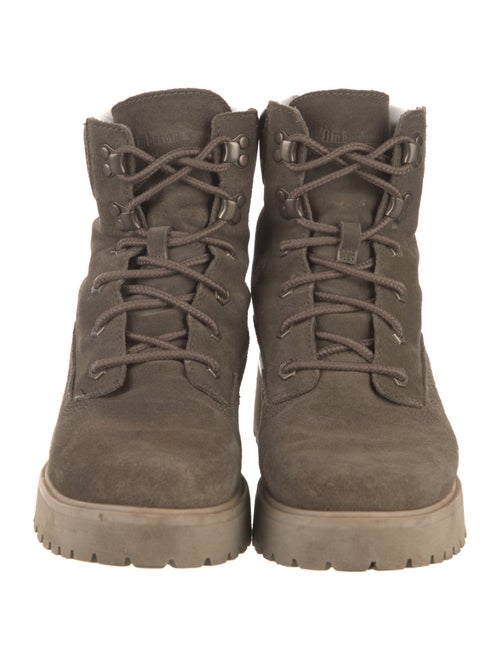 Timberland Suede Combat Boots