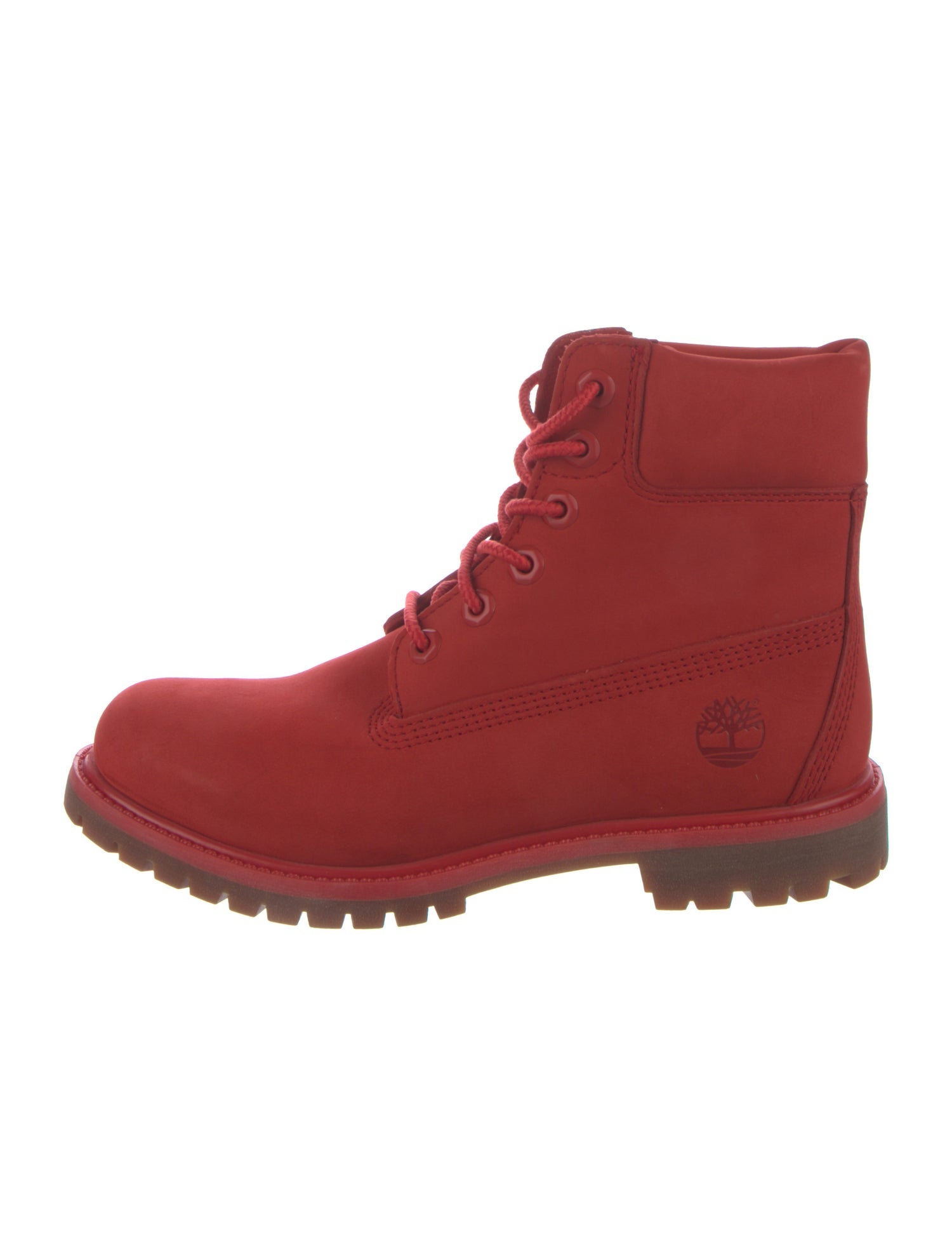 Timberland Nubuck Whipstitch Trim Combat Boots
