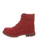 Timberland Nubuck Whipstitch Trim Combat Boots