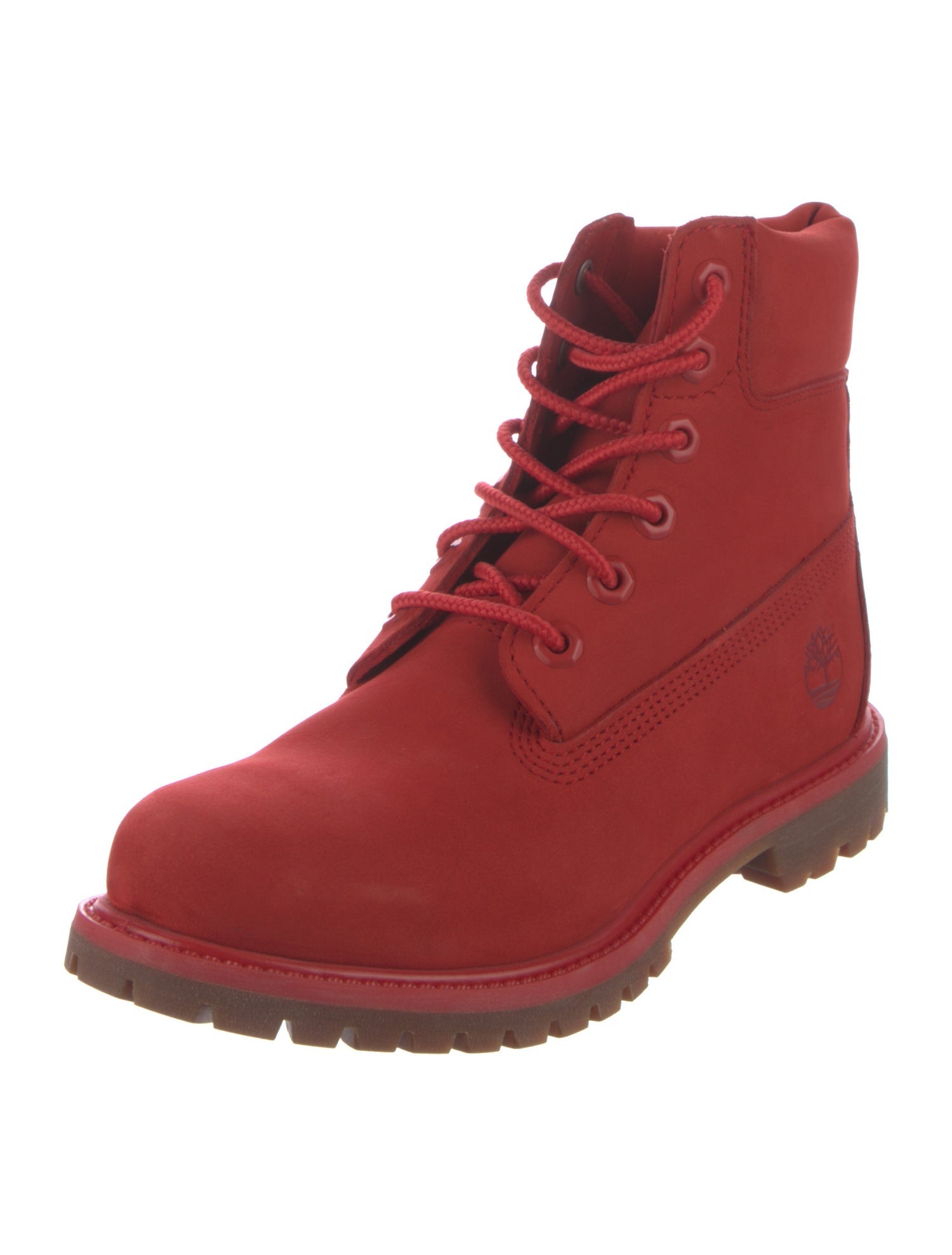 Timberland Nubuck Whipstitch Trim Combat Boots