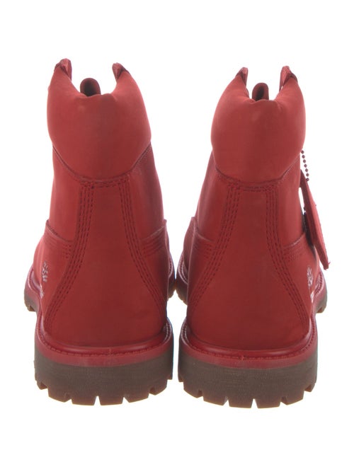 Timberland Nubuck Whipstitch Trim Combat Boots