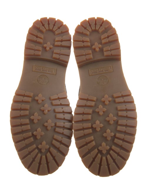 Timberland Nubuck Colorblock Pattern Combat Boots