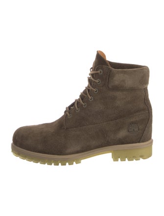 Timberland Suede Combat Boots