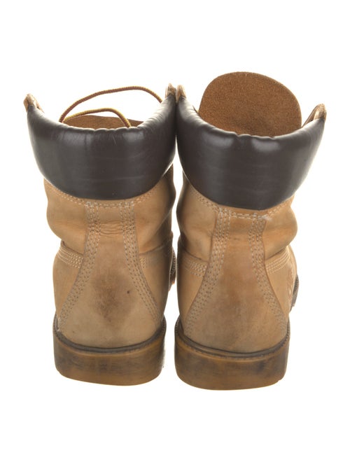 Timberland Nubuck Colorblock Pattern Combat Boots