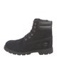 Timberland Suede Leather Trim Embellishment Combat Boots