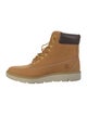 Timberland Leather Colorblock Pattern Lace-Up Boots