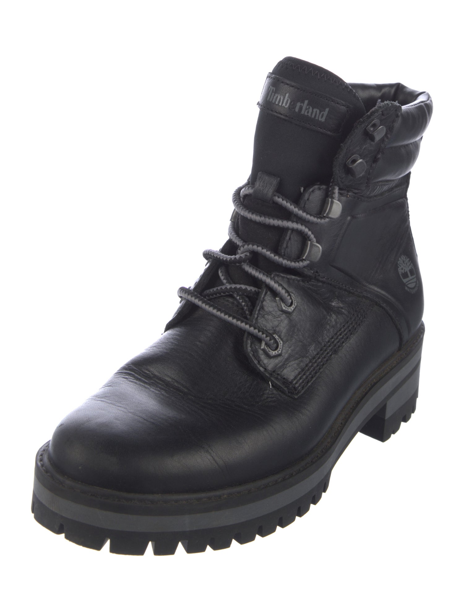 Timberland Leather Combat Boots