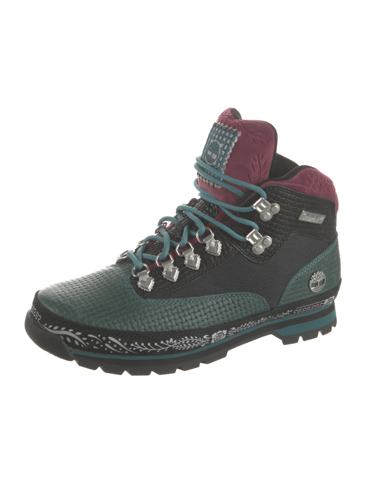 Timberland Suede Printed Hiking Boots