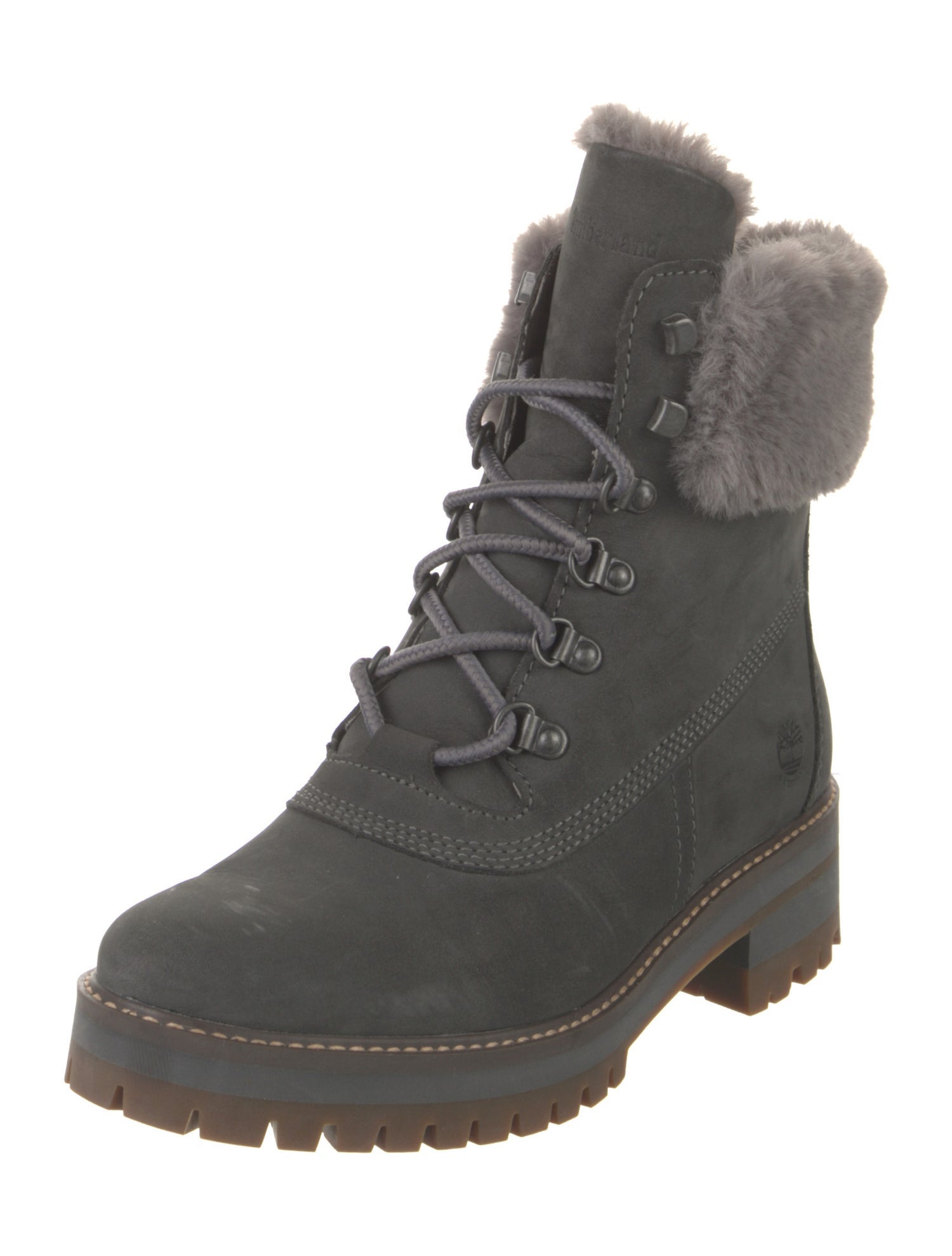 Timberland Suede Printed Combat Boots