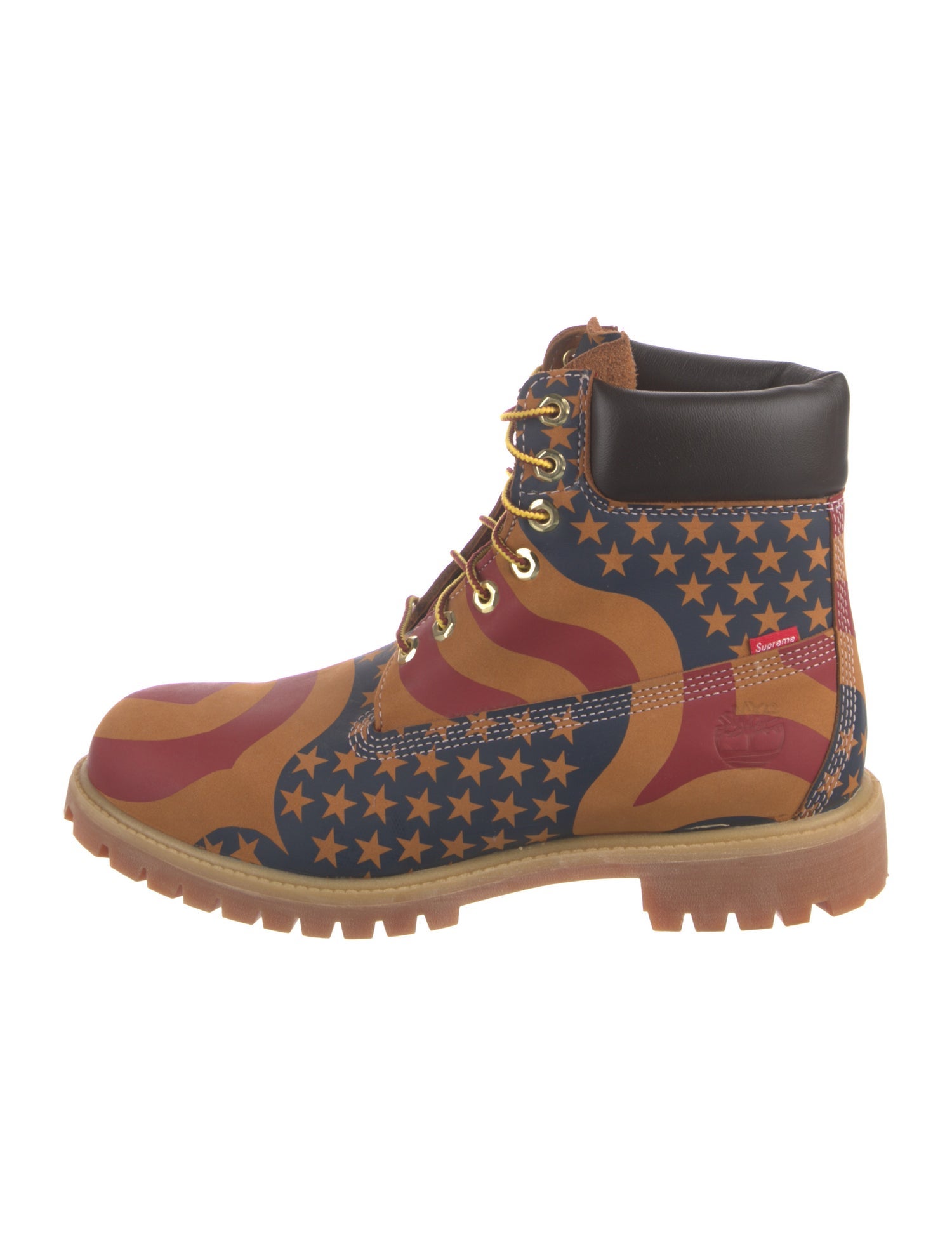 Timberland Leather Printed Hiking Boots