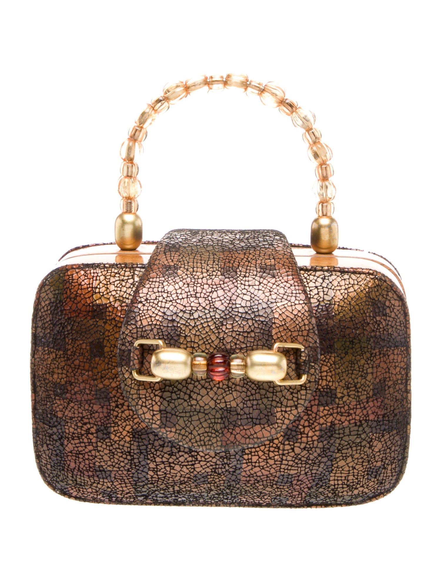 Timmy Woods Leather Top Handle Bag