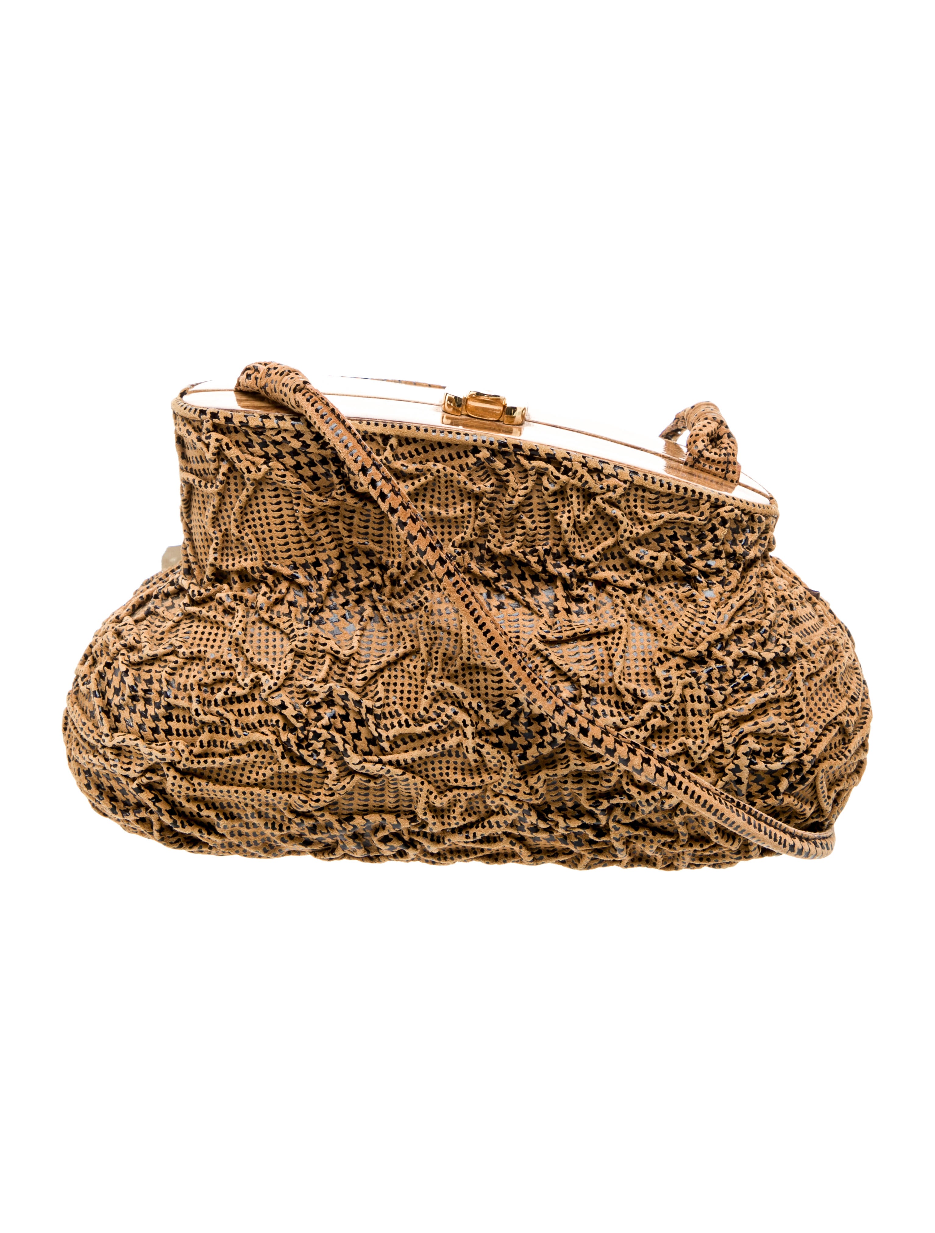 Timmy Woods Suede Minaudière