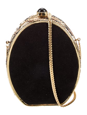 Timmy Woods Suede Evening Bag