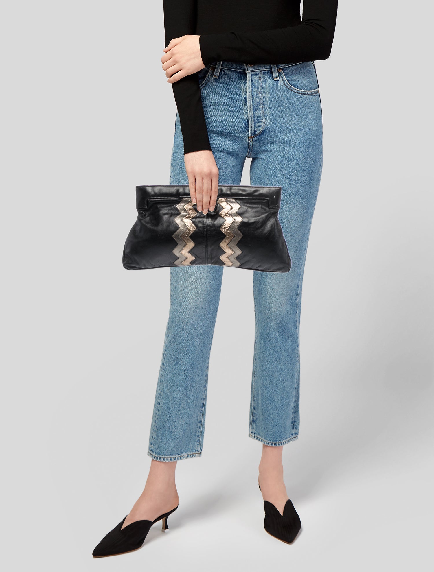 Timmy Woods Leather Clutch