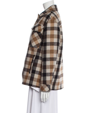 T-Jacket By Tonello Plaid Print Jacket