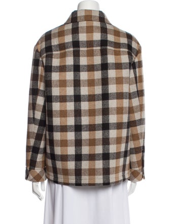 T-Jacket By Tonello Plaid Print Jacket