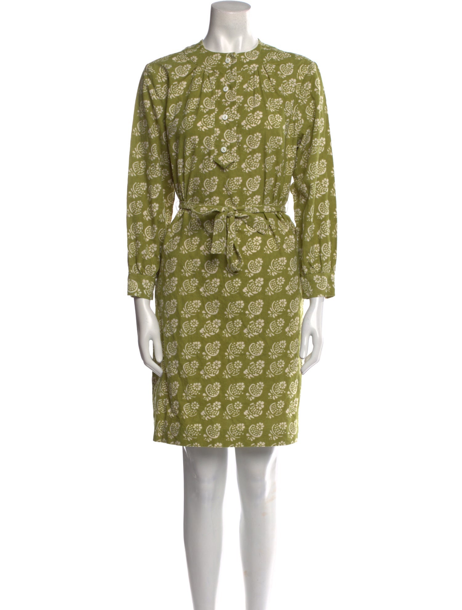 The J. Peterman Co. Printed Knee-Length Dress