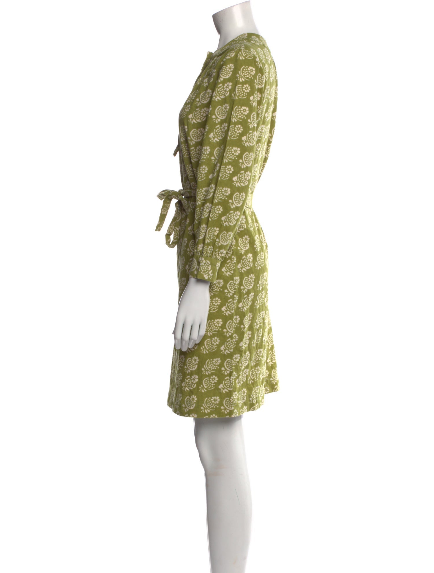 The J. Peterman Co. Printed Knee-Length Dress